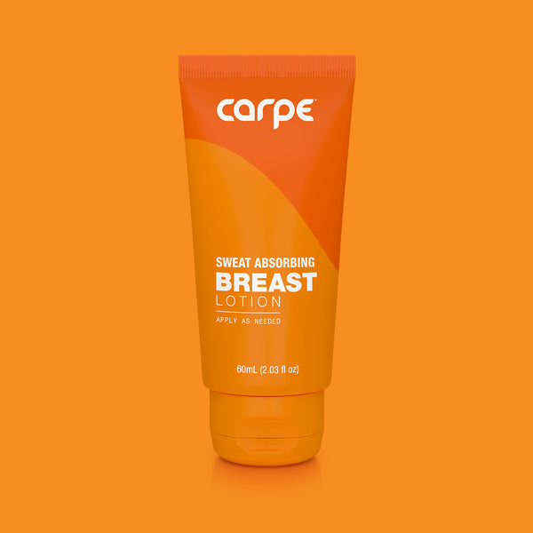 Carpe No-Sweat Breast (Pack of 2) - Helps Keep Your Breasts and Skin Folds  Dry - Sweat Absorbing Lotion - Helps Control Under Breast Sweat - Great For  Chafing and Stain Prevention 