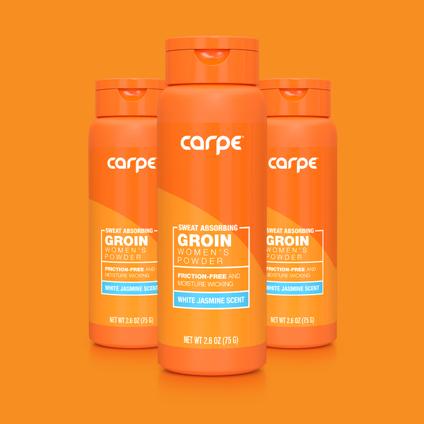 Sweat Absorbing Women's Groin Powder for Excessive Groin Sweat My Carpe