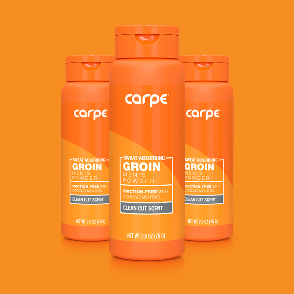 Polvos para la ingle para hombres (paquete de 3)
